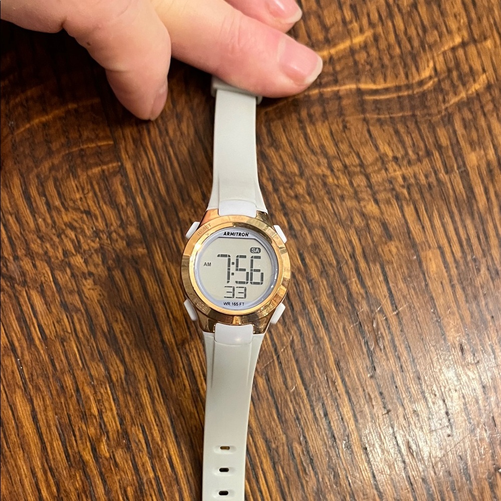 Armitron White and Gold Smartwatch